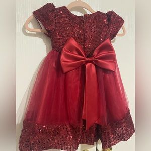 New Girls Sequin Dress | Size: 3-4 Y | Color: Red/Burgundy